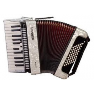 HOHNER BRAVO II 48B PRETO ACORDEÃO