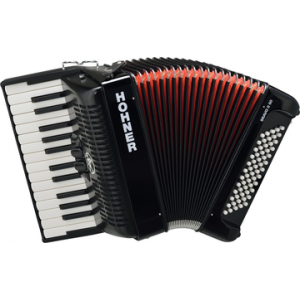 HOHNER BRAVO II 60B PRETO ACORDEÃO