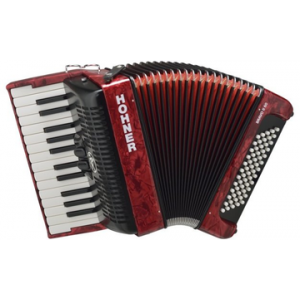 HOHNER BRAVO II 60B VERMELHO ACORDEÃO