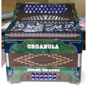ORGANOLA SUPER DE LUXO CARBONO VERDE AZUL