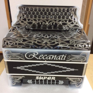 RECANATI R PRETA/BRANCO C/REGISTOS 14BX