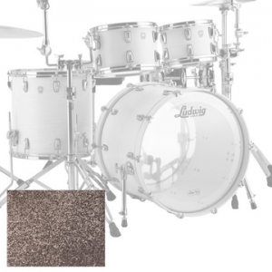 LUDWIG L7024AX KEYSTONE X BIG BEAT TITANIUM GLITTER
