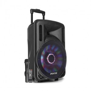 Coluna Amplificada Portátil LED 12" 700W BLUETOOTH/USB/SD/MMC/UHF (FT12LED) - FENTON Coluna Amplificada Portátil LED 12" 700W BLUETOOTH/USB/SD/MMC/UHF (FT12LED) - FENTON