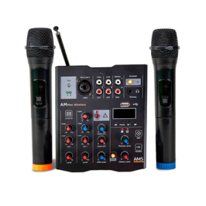 AMS AM Mini Wireless Mesa c/ micros sem fio