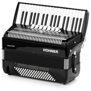 HOHNER BRAVO III 96B BLACK SILENT KEYS