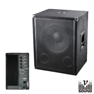 Vsound Grave Profissional Subwoofer Amplificado 18" 800wmáx VSSW18AB