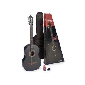 Stagg Guitarra Clássica Preta C440 BLK