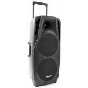Coluna Amplificada Portátil ABS 2x 10" 1000W MP3/USB/SD/2xUHF/BLUETOOTH (SPX-PA9210) - VONYX