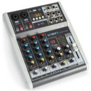 Mesa de Mistura 4 Canais c/ USB/SD/MP3/BLUETOOTH com DSP (VMM-K402) - VONYX