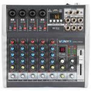 Mesa de Mistura 6 Canais c/ USB/SD/MP3/BLUETOOTH com DSP (VMM-K602) - VONYX