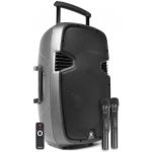 Coluna Amplificada Portátil ABS 15" 700W MP3/USB/SD/2xUHF/BLUETOOTH (SPJ-PA915) - VONYX