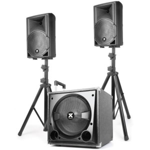 Sistema Som Bi-Amplificado 900W (VX840BT 2.1) - VONYX