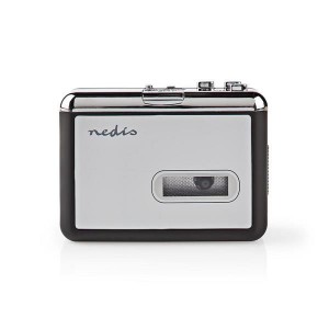 Nedis Coluna Convertidor USB Portátil de Cinta a MP3 con Cable USB y Software ACGRU100GY