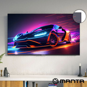 SMART TV LED FRAMELESS 50" UHD 4K HDMI DVB-T2/T/C MANTA