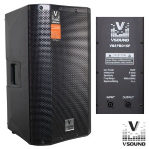 Vsound Coluna Profissional 15" 700W - VSSPRO15P