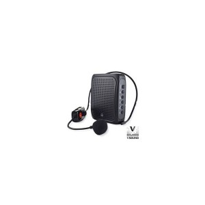 VSound Coluna Amplificada 3" Usb/bt/fm/sd/bat Uhf Black VSPAPORT02