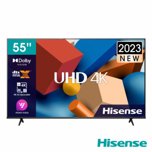 TV LED SMART 55" UHD 4K 3 HDMI DVB-T2/T/C/S2/S HDR10 HISENSE