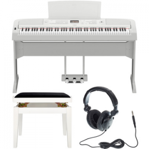 YAMAHA DGX670 WH BUNDLE