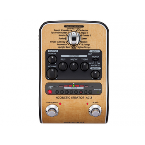 ZOOM AC-2 PEDALEIRA GUITARRA ACÚSTICA
