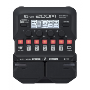ZOOM G1 FOUR PEDALEIRA GUITARRA