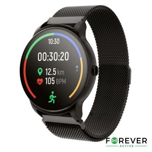 Smartwatch Forever Multifunções P/ Android iOS Preto - SW-330BK
