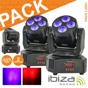Pack Luz 2x Lmh-MiniWash IBIZA