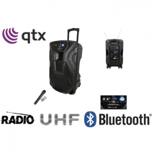 QTX BUSKER-10U COLUNA PORTÁTIL 10” 120W