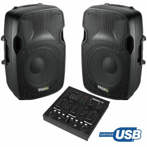 CONJUNTO SOM AMPLIFICADO 1200W