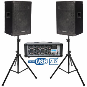 CONJUNTO SOM AMPLIFICADO 1400W