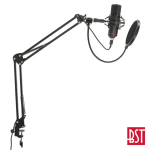 MICROFONE CONDENSADOR DE ESTÚDIO BST