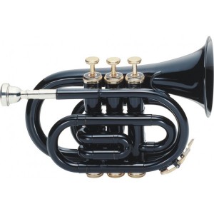 TROMPETE DE BOLSO J.MICHAEL TR400PCN SI BEMOL NEGRA