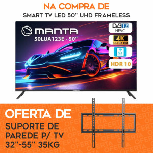 SMART TV LED FULLHD 50" C/ OFERTA SUPORTE DE PAREDE 32"- 55"