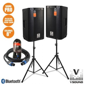 VSound Pack Colunas VSSPRO8-PACK