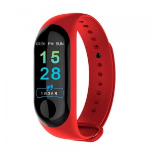 Smartband Multifunções Monitor Cardíaco Android IOS Vermelho ACTIV-M3/R
