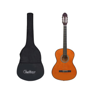 Guitarra clássica para iniciantes com saco VIDAXL 4/4 39"