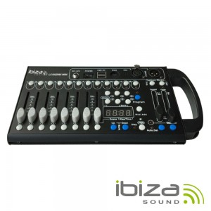 CONTROLADOR DMX 192 CANAIS COMPACTO IBIZA (LC192DMX-MINI)