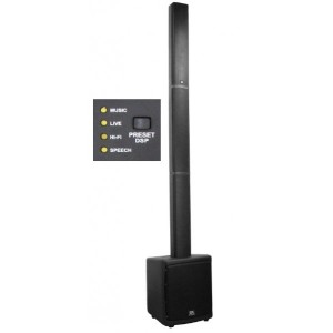  EK AUDIO PA SYSTEM COMPACTO M04PA08 800W