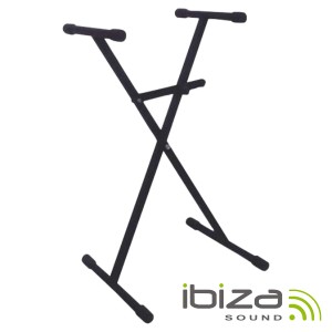 Suporte P/ Teclado Bloqueio 65-96cm 50kg IBIZA SK001