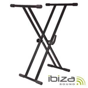 G-Sk002 :Suporte para Teclado Bloqueio Duplo 65-96Cm 75Kg Ibiza
